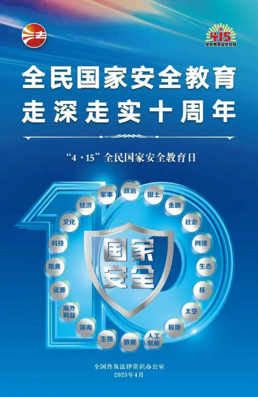 415全民国家安全教育日 | 全民国家安全教育，走深走实十周年